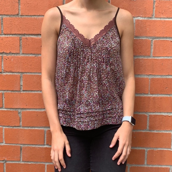 Staring at Stars Multicolored Sheer Blouse - Picture 2 of 4